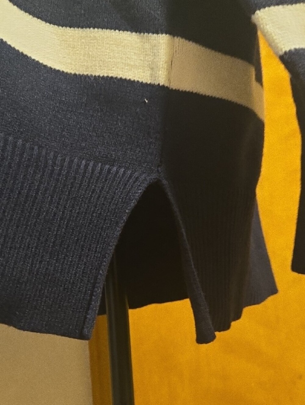 Blu Pepper Navy and White Striped Crewneck Sweater NWT - Picture 9 of 13